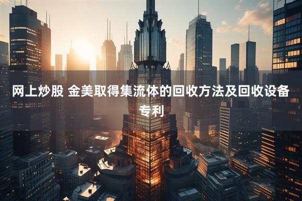 网上炒股 金美取得集流体的回收方法及回收设备专利